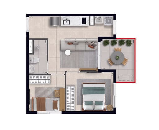 Foto 17 de Bracon Perdizes - Residencial